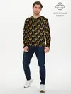 Мужской лонгслив базовый / Страшный Джек (P007_P004ooo3003359, P004ooo3003359)