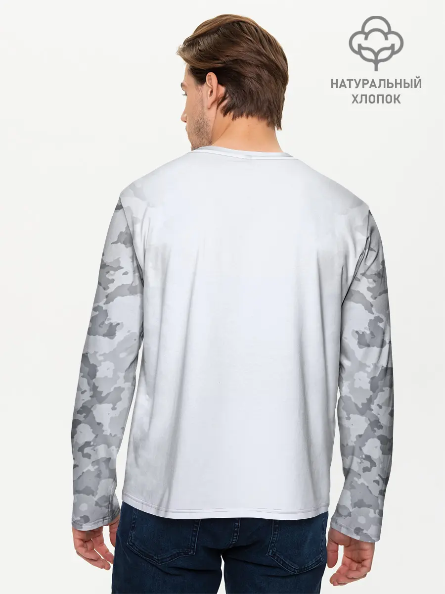 Мужской лонгслив базовый / Служебная собака | К9 | K9 (P007_P004ooo3003587, P004ooo3003587)