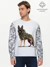 Мужской лонгслив базовый / Служебная собака | К9 | K9 (P007_P004ooo3003587, P004ooo3003587)
