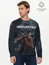 Мужской лонгслив базовый / Uncharted The Lost Legacy (P007_P004ooo3003047, P004ooo3003047)
