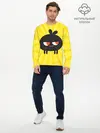 Мужской лонгслив базовый / Toca Boca Yellow (P007_P004ooo3003835, P004ooo3003835)