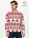 Мужской лонгслив базовый / Зимний лес (P007_P004ooo3003791, P004ooo3003791)