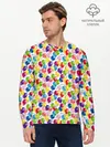 Мужской лонгслив базовый / Воздушные Шары (P007_P004ooo3004365, P004ooo3004365)