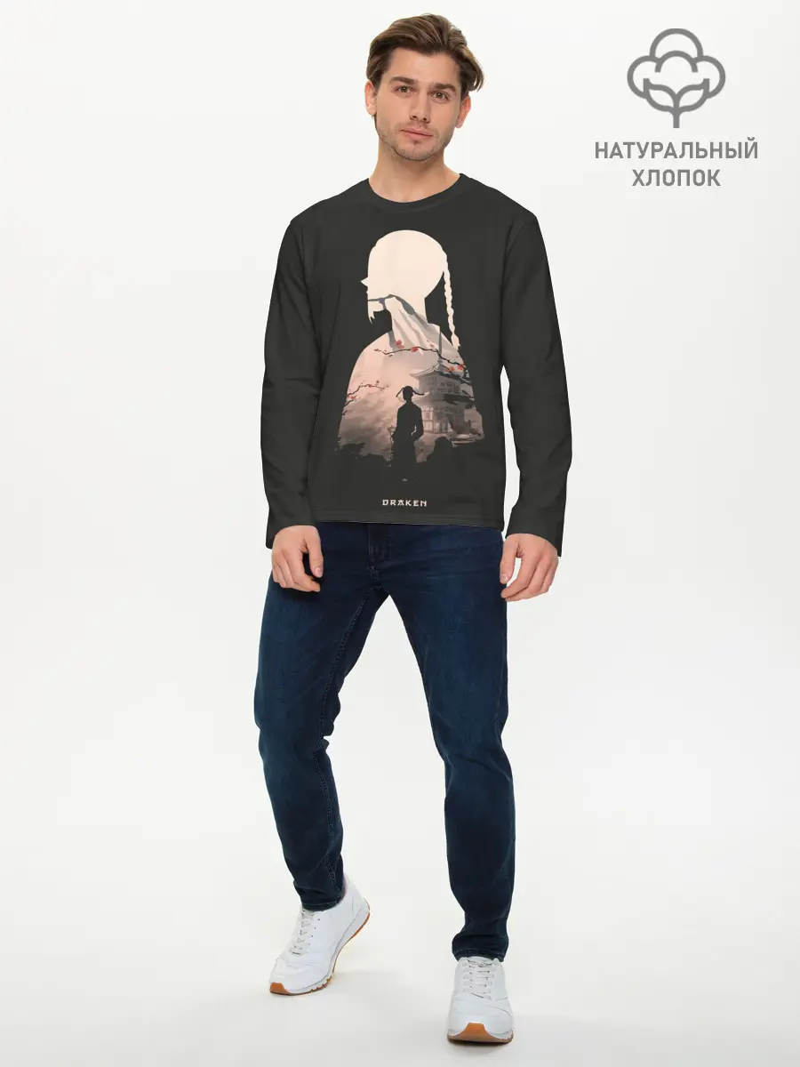 Мужской лонгслив базовый / Дракен токийские мстители (P007_P004ooo3005361, P004ooo3005361)