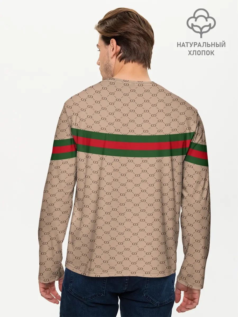 Мужской лонгслив базовый / Juicy цыганка. Гуччи (P007_P004ooo3006359, P004ooo3006359)