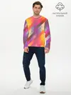 Мужской лонгслив базовый / vivid gradient (P007_P004ooo3006773, P004ooo3006773)