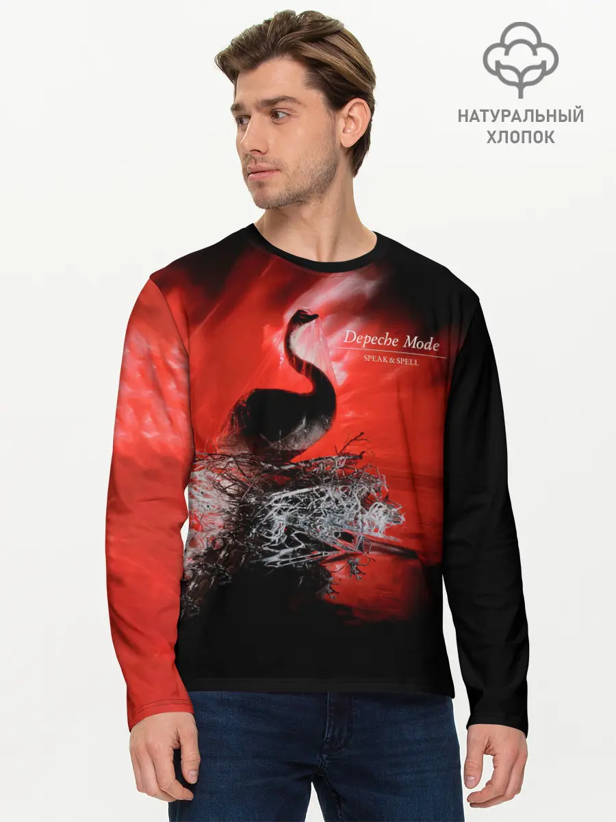 Мужской лонгслив базовый / Speak & Spell - Depeche Mode (P007_P004ooo3006709, P004ooo3006709)