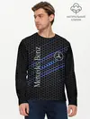 Мужской лонгслив базовый / MERCEDES LOGO NEON (P007_P004ooo3007595, P004ooo3007595)