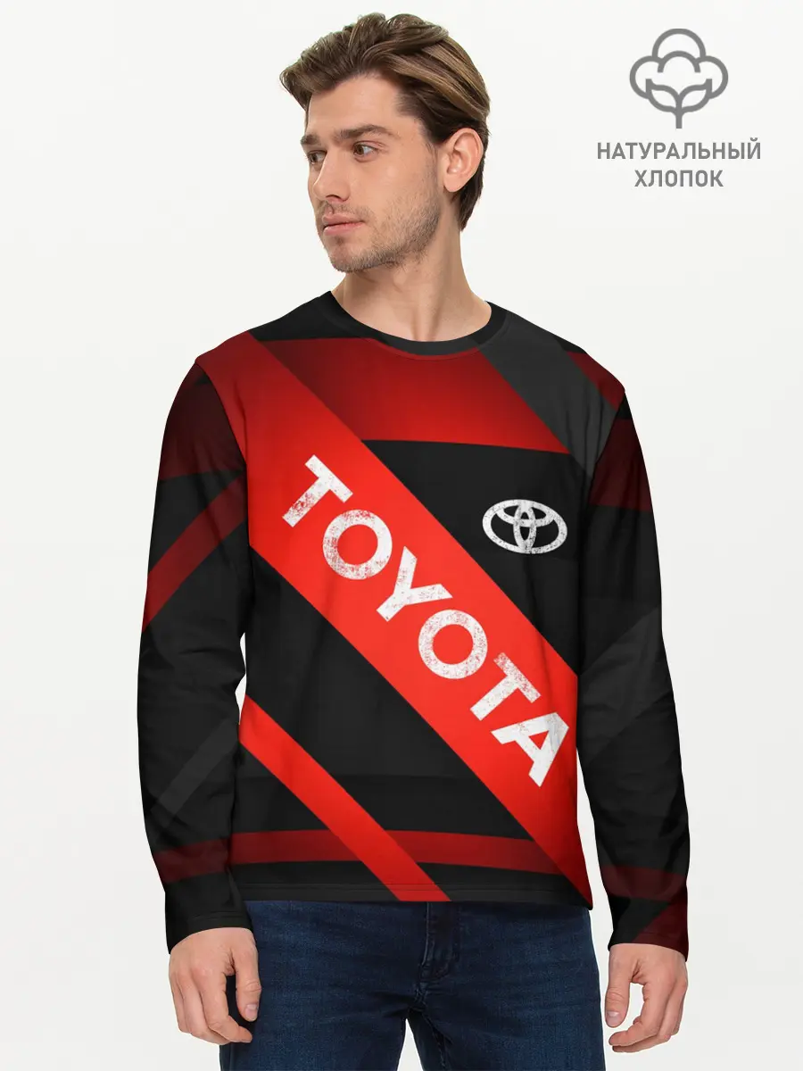 Мужской лонгслив базовый / TOYOTA LINES (P007_P004ooo3007601, P004ooo3007601)