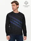 Мужской лонгслив базовый / СТАЛЬНАЯ СЕТКА НЕОН | STEEL MESH NEON (P007_P004ooo3007615, P004ooo3007615)