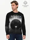 Мужской лонгслив базовый / Space X (P007_P004ooo3007719, P004ooo3007719)