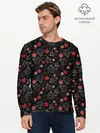Мужской лонгслив базовый / Сатана (P007_P004ooo3007171, P004ooo3007171)