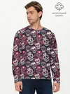 Мужской лонгслив базовый / Halloween (P007_P004ooo3007183, P004ooo3007183)