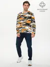 Мужской лонгслив базовый / Тигровый камуфляж (P007_P004ooo3007001, P004ooo3007001)