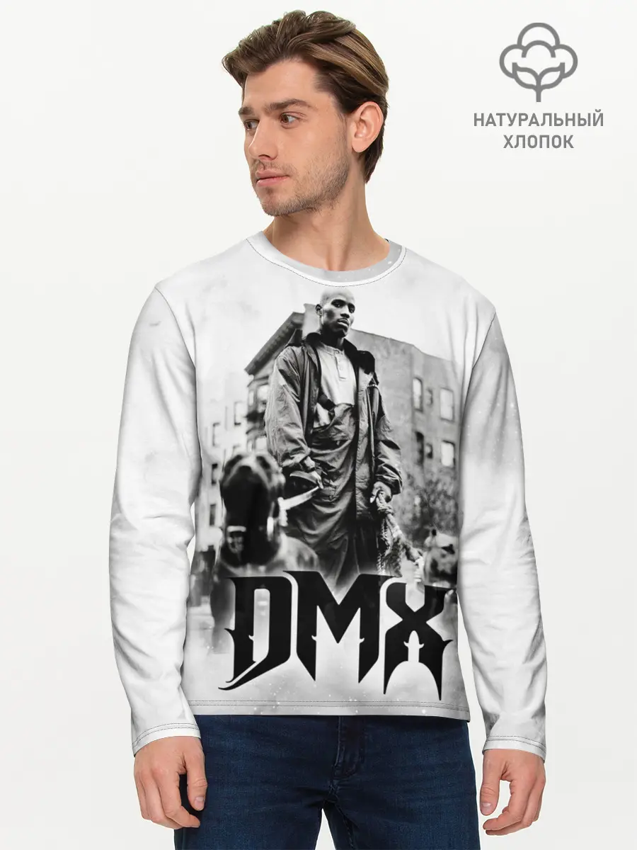 Мужской лонгслив базовый / DMX (P007_P004ooo3008113, P004ooo3008113)