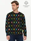 Мужской лонгслив базовый / Парад звезд (P007_P004ooo3008625, P004ooo3008625)