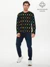 Мужской лонгслив базовый / Парад звезд (P007_P004ooo3008625, P004ooo3008625)