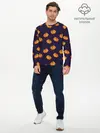 Мужской лонгслив базовый / Тыквенный (P007_P004ooo3008353, P004ooo3008353)