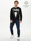 Мужской лонгслив базовый / Dark Taurus (P007_P004ooo3009079, P004ooo3009079)