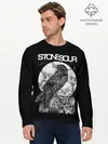 Мужской лонгслив базовый / StoneSour (P007_P004ooo3009719, P004ooo3009719)