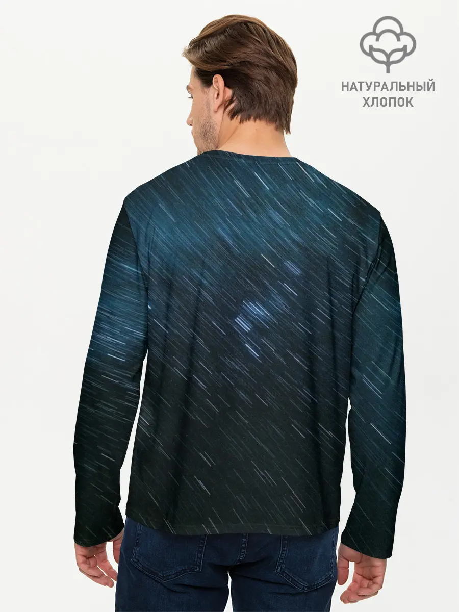 Мужской лонгслив базовый / Sky-line (P007_P004ooo3009797, P004ooo3009797)