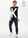 Мужской лонгслив базовый / Давай давай кальмар! Форма (P007_P004ooo3009819, P004ooo3009819)