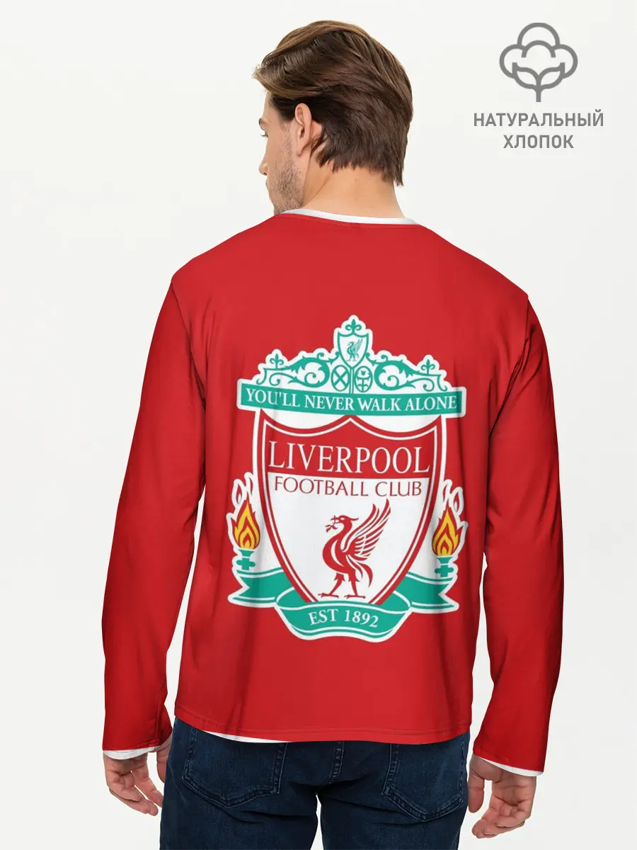 Мужской лонгслив базовый / F.C. LIVERPOOL (P007_P004ooo3010427, P004ooo3010427)