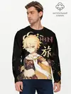 Мужской лонгслив базовый / Путешественник / Genshin Impact (P007_P004ooo3010437, P004ooo3010437)