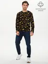 Мужской лонгслив базовый / Ночные монстры (P007_P004ooo3010441, P004ooo3010441)