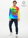 Мужской лонгслив базовый / Pepe rainbow (P007_P004ooo3010241, P004ooo3010241)