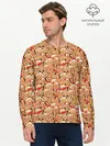 Мужской лонгслив базовый / Праздничное Печенье (P007_P004ooo3010873, P004ooo3010873)