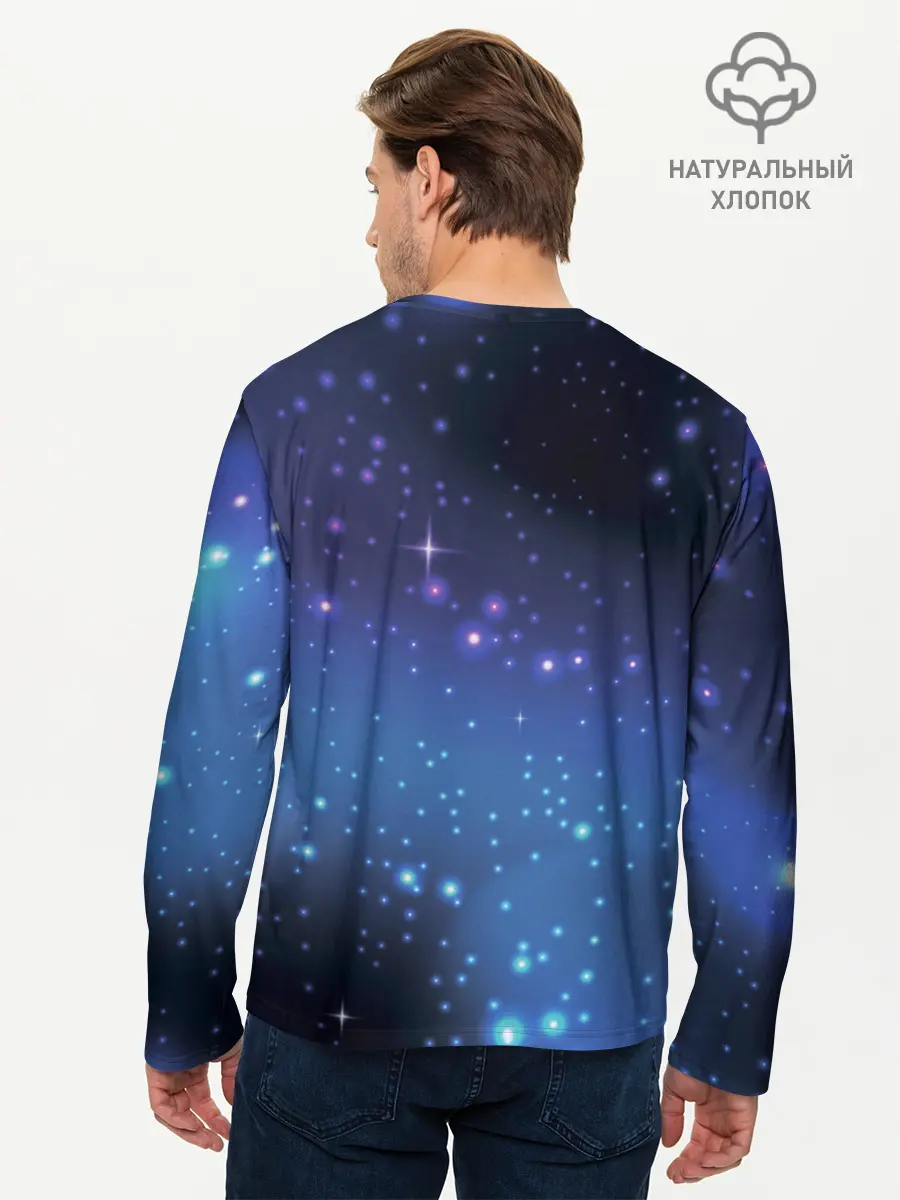 Мужской лонгслив базовый / Водолей / Aquarius, Знак зодиака (P007_P004ooo3010687, P004ooo3010687)