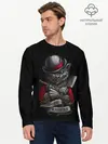 Мужской лонгслив базовый / КОТ ДЖЕНТЕЛЬМЕН (P007_P004ooo3011343, P004ooo3011343)