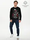 Мужской лонгслив базовый / КОТ ДЖЕНТЕЛЬМЕН (P007_P004ooo3011343, P004ooo3011343)