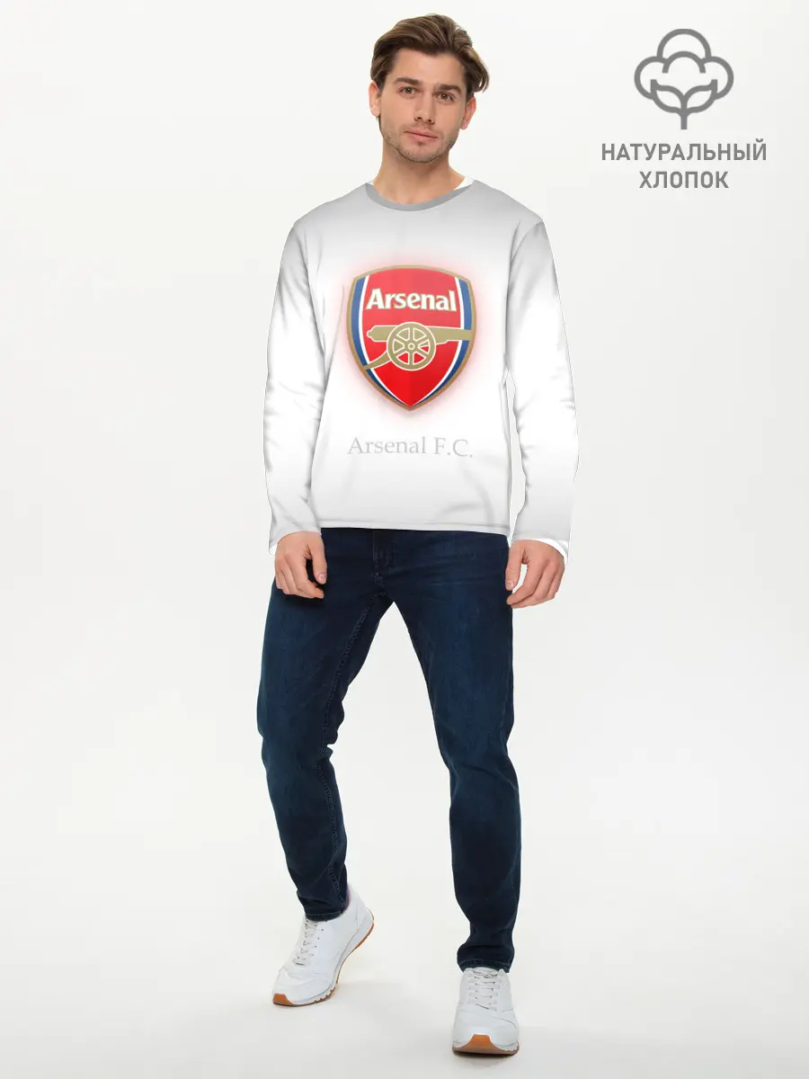 Мужской лонгслив базовый / F.C. Arsenal (P007_P004ooo3011993, P004ooo3011993)
