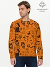 Мужской лонгслив базовый / Spooky Halloween BT21 | BTS (P007_P004ooo3011565, P004ooo3011565)