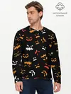 Мужской лонгслив базовый / Разный тыквенсон (P007_P004ooo3011645, P004ooo3011645)