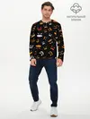 Мужской лонгслив базовый / Разный тыквенсон (P007_P004ooo3011645, P004ooo3011645)