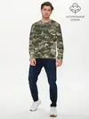 Мужской лонгслив базовый / Именной камуфляж Олег (P007_P004ooo3012225, P004ooo3012225)