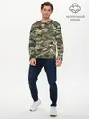 Мужской лонгслив базовый / Именной камуфляж Миша (P007_P004ooo3012229, P004ooo3012229)