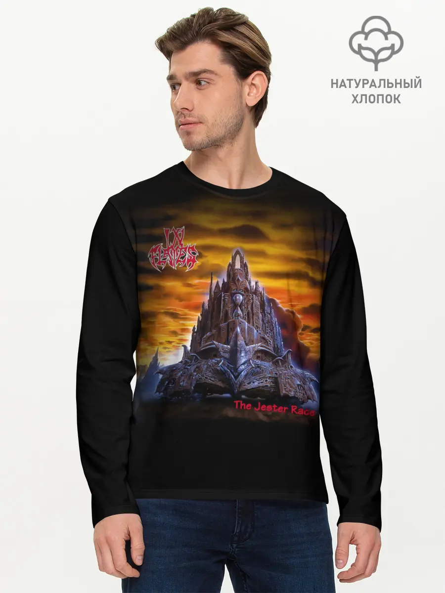 Мужской лонгслив базовый / The Jester Race - In Flames (P007_P004ooo3012027, P004ooo3012027)