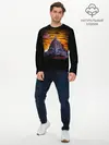 Мужской лонгслив базовый / The Jester Race - In Flames (P007_P004ooo3012027, P004ooo3012027)