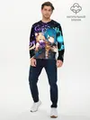 Мужской лонгслив базовый / Фишль и Син Цю, Genshin Impact (P007_P004ooo3012075, P004ooo3012075)