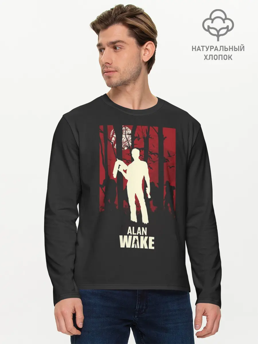 Мужской лонгслив базовый / ALAN WAKE REOLADED (P007_P004ooo3012077, P004ooo3012077)