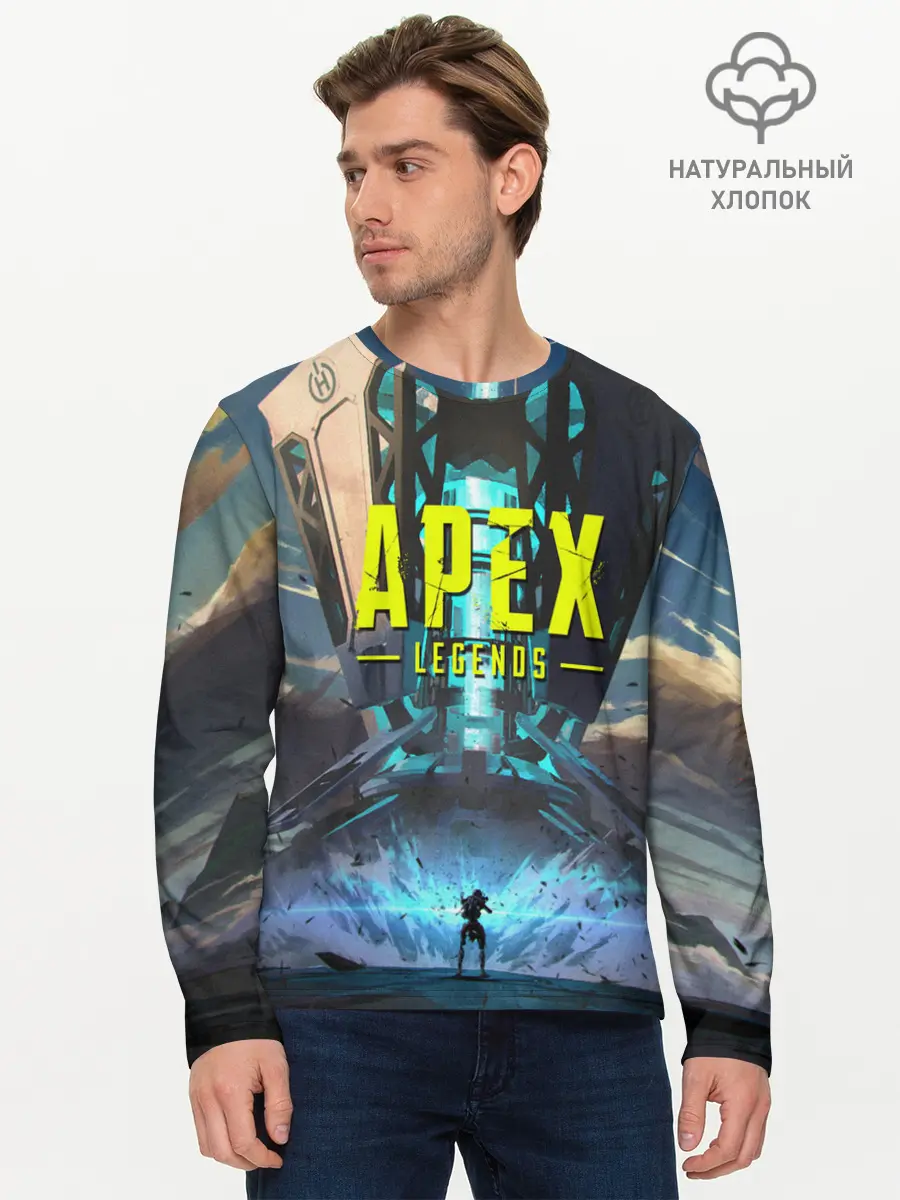 Мужской лонгслив базовый / APEX Legends boom (P007_P004ooo3012363, P004ooo3012363)