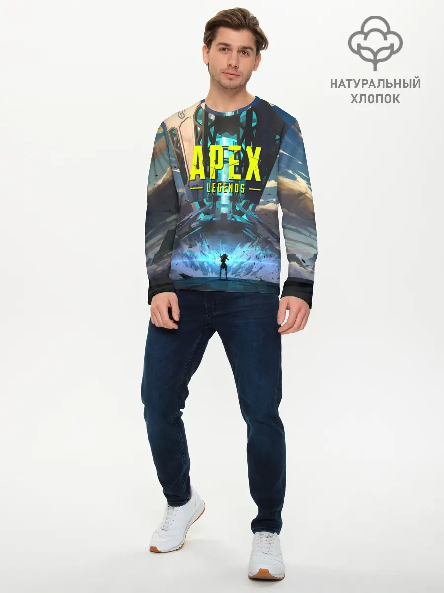 Мужской лонгслив базовый / APEX Legends boom (P007_P004ooo3012363, P004ooo3012363)
