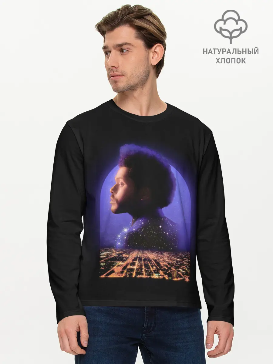 Мужской лонгслив базовый / Retro the weekend (P007_P004ooo3012635, P004ooo3012635)