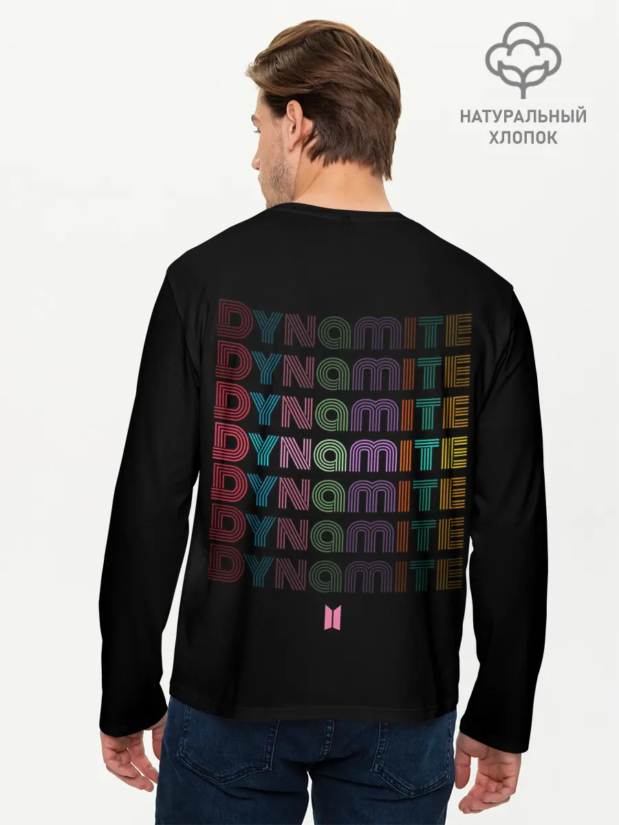 Мужской лонгслив базовый / DYNAMITE | BTS (P007_P004ooo3012715, P004ooo3012715)