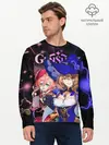 Мужской лонгслив базовый / Янь Фэй и Лиза, Genshin Impact (P007_P004ooo3013163, P004ooo3013163)
