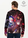 Мужской лонгслив базовый / Ху Тао и Ци Ци, Genshin Impact (P007_P004ooo3013213, P004ooo3013213)